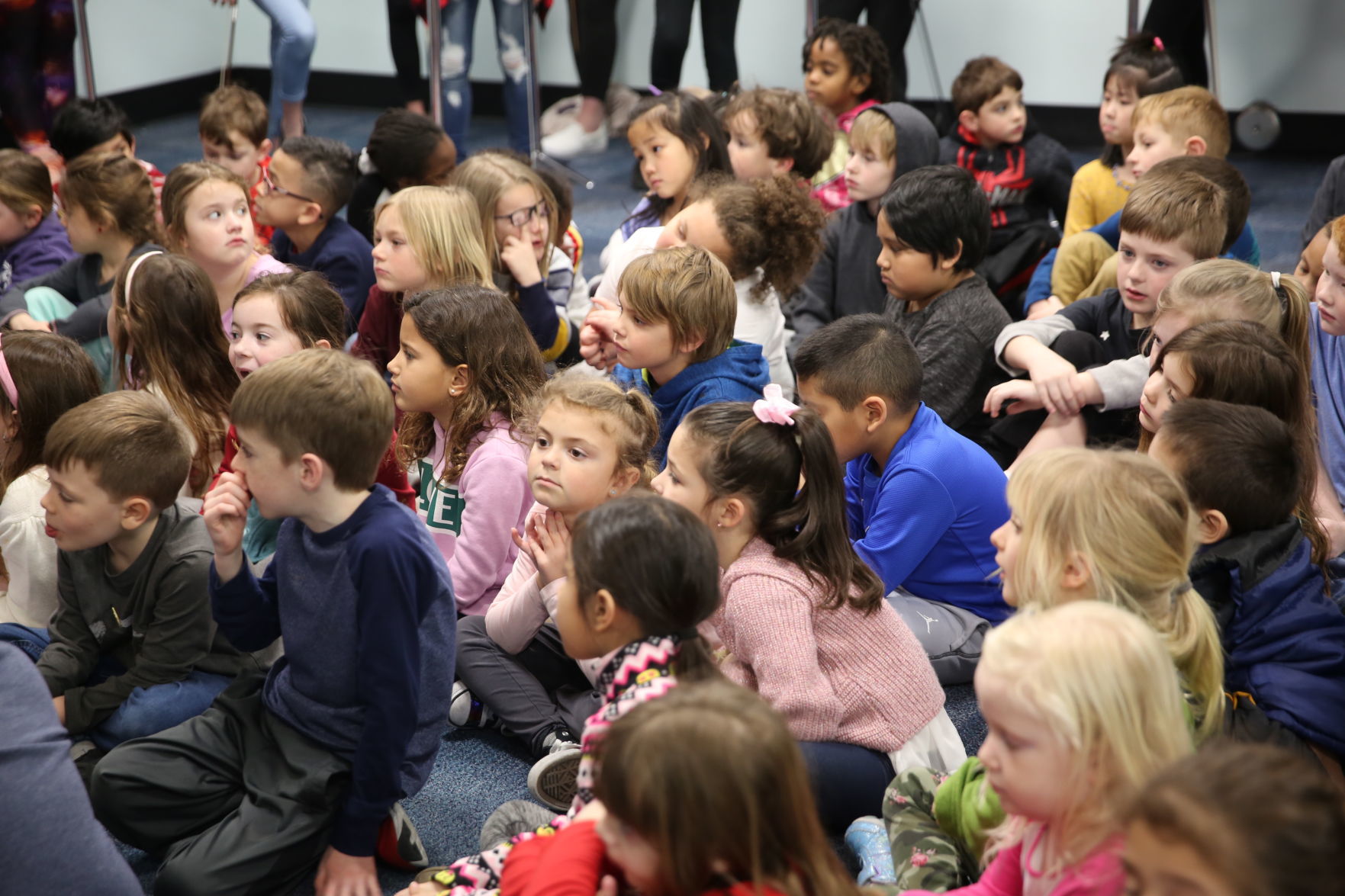 The Cat in the Hat visits Brigantine Community School as part of its Read Across America celebration Thursday, Feb. 27, 2020.